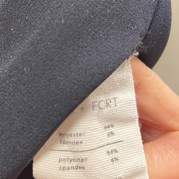 Oak + Fort Tunic Blouse Navy – XS - Picture 5 of 10